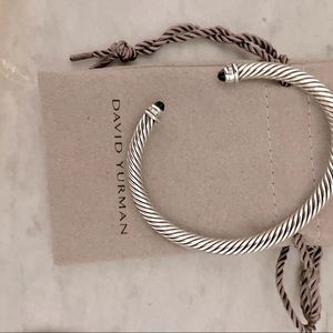 David Yurman onyx and diamond bracelet